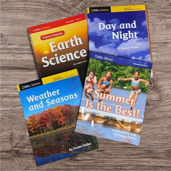 Nat Geo Science Book Lot XL Early Readers STEM Classroom Set Plants Animals Weat - Picture 4 of 6